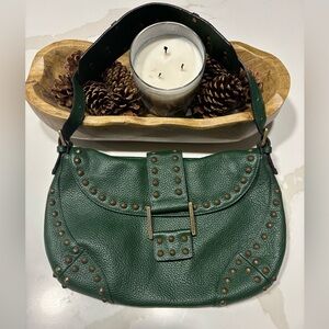 NWOT BCBGMaxazria croc embossed bag.